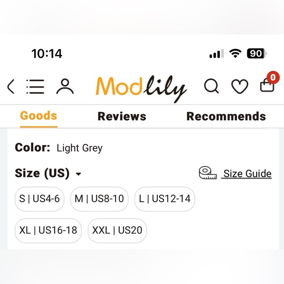 Modlily 3/4 Sleeve Light Grey Lace Panel Dress, size Large - Picture 7 of 12